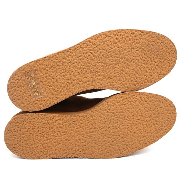 Tamara Mellon Inside Edge 30 Suede Shearling Ankle Bootie Cognac Natural 37 NEW - Picture 7 of 8